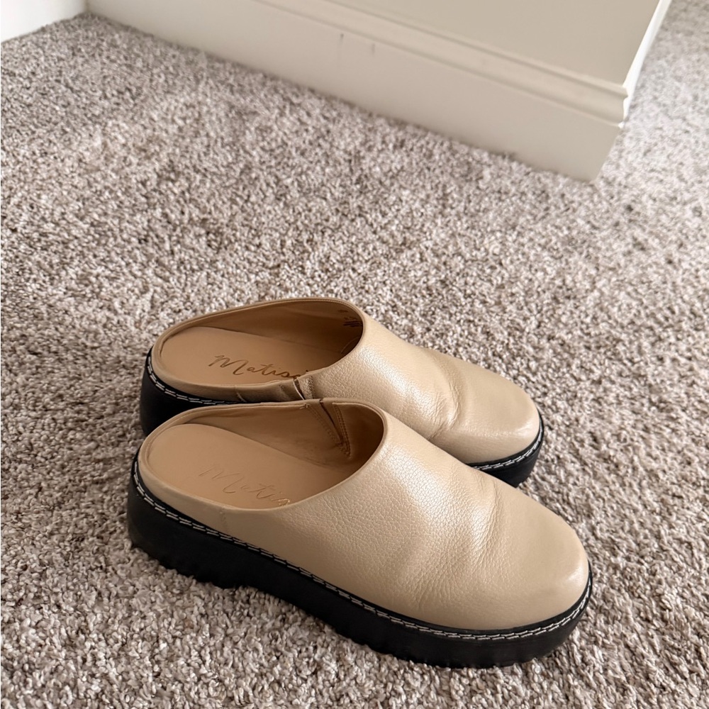 Matisse Cream Mules